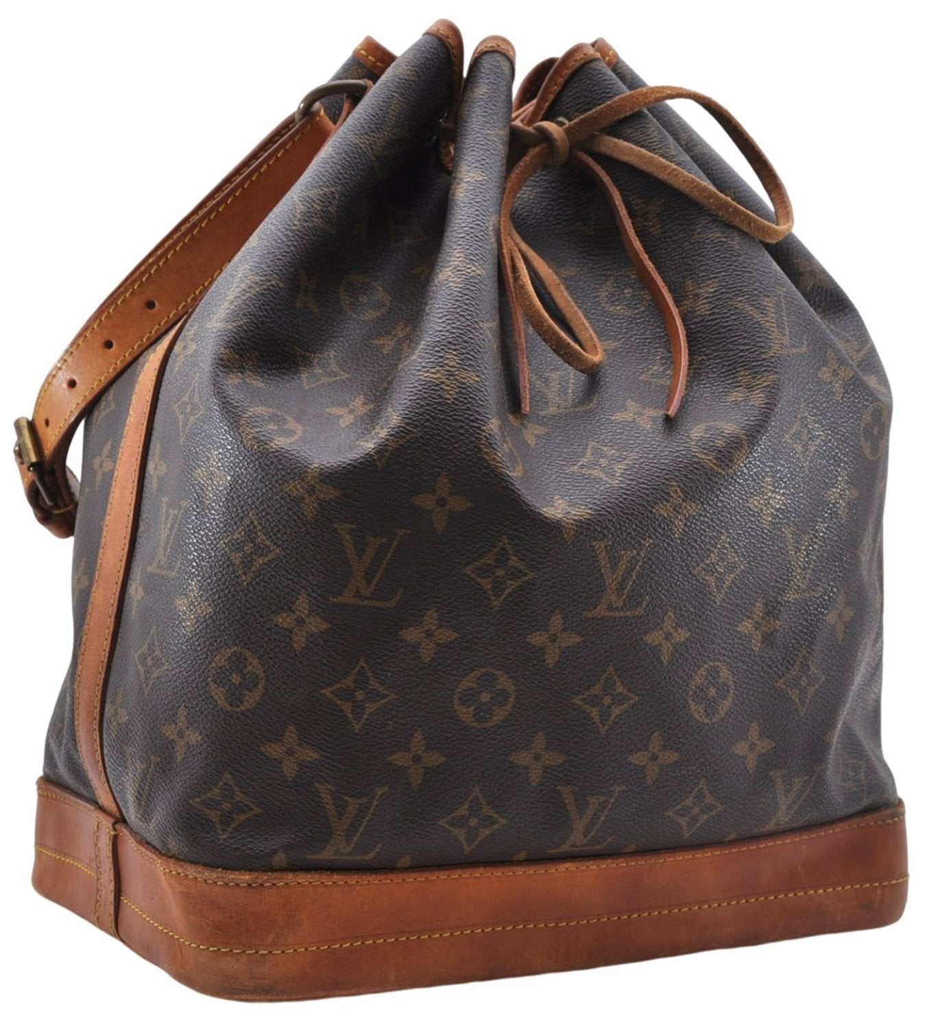 Authentic Louis Vuitton Monogram Noe Shoulder Bag M42224 LV 6481D