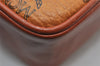 Authentic MCM Visetos Leather Vintage Shoulder Cross Body Bag Purse Brown 6481I