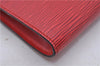 Authentic LOUIS VUITTON Epi Pochette Accessoires Pouch Red M52947 LV 6482C