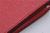 Authentic LOUIS VUITTON Epi Pochette Accessoires Pouch Red M52947 LV 6482C