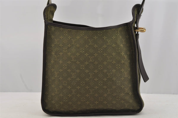 Authentic Louis Vuitton Monogram Mini Besace Mary Kate Shoulder Bag Green 6483I
