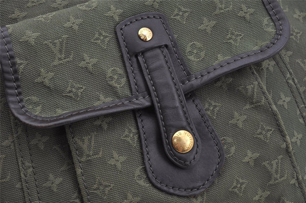 Authentic Louis Vuitton Monogram Mini Besace Mary Kate Shoulder Bag Green 6483I