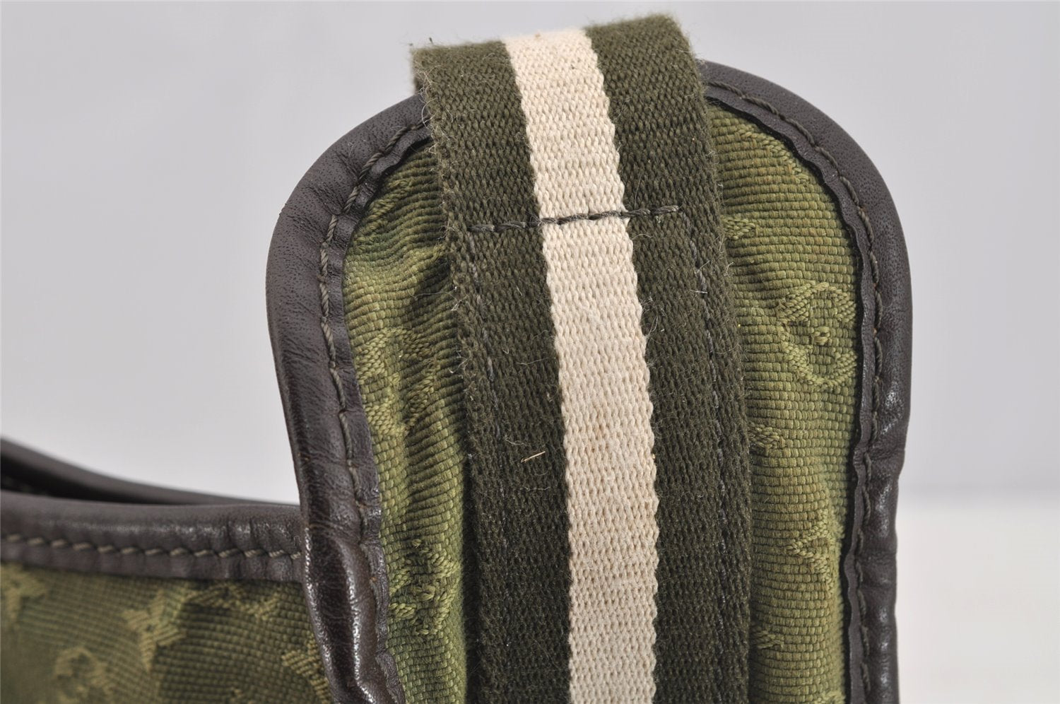 Authentic Louis Vuitton Monogram Mini Besace Mary Kate Shoulder Bag Green 6483I