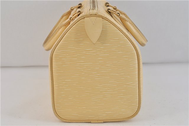 Authentic LOUIS VUITTON Epi Speedy 25 Hand Bag Beige Cream M4301A LV 6485C