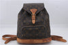 Authentic Louis Vuitton Monogram Montsouris MM Backpack M51136 LV 6486D