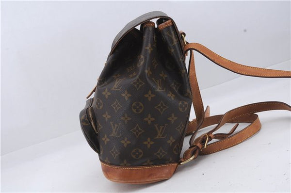 Authentic Louis Vuitton Monogram Montsouris MM Backpack M51136 LV 6486D