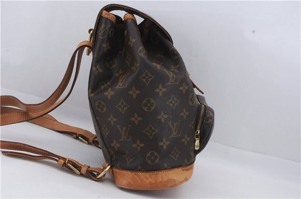 Authentic Louis Vuitton Monogram Montsouris MM Backpack M51136 LV 6486D