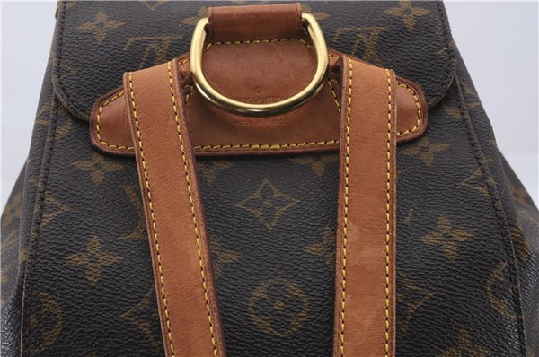 Authentic Louis Vuitton Monogram Montsouris MM Backpack M51136 LV 6486D