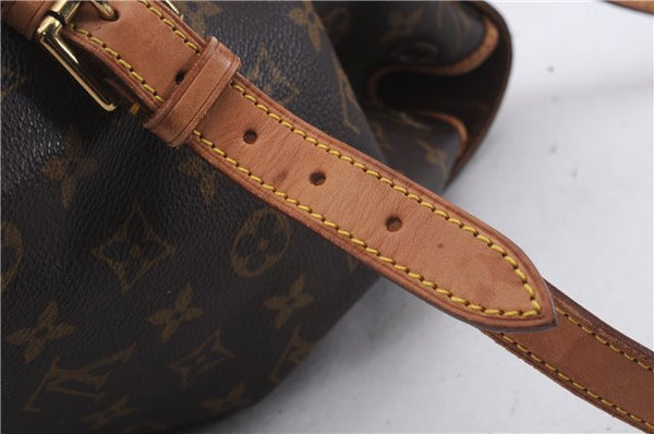 Authentic Louis Vuitton Monogram Montsouris MM Backpack M51136 LV 6486D