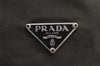 Authentic PRADA Nylon Tessuto Leather Drawstring Bag Purse Khaki Green 6488I