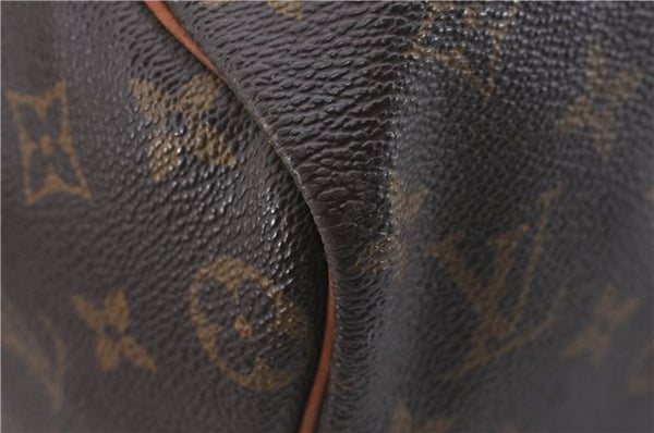 Authentic Louis Vuitton Monogram Sac Souple 45 Hand Boston Bag M41624 LV 6491D