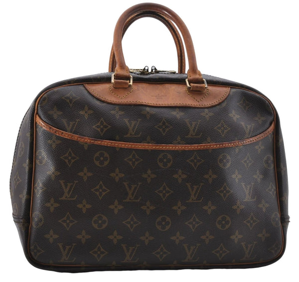 Authentic Louis Vuitton Monogram Deauville Hand Bag M47270 LV 6492D