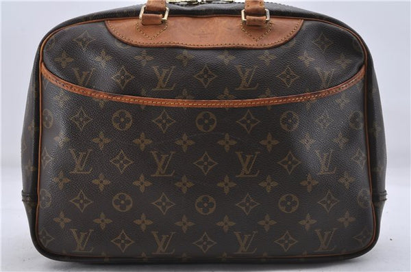 Authentic Louis Vuitton Monogram Deauville Hand Bag M47270 LV 6492D