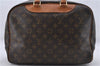 Authentic Louis Vuitton Monogram Deauville Hand Bag M47270 LV 6492D