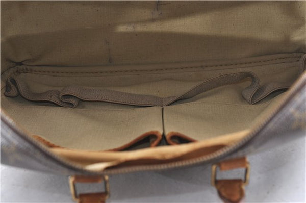 Authentic Louis Vuitton Monogram Deauville Hand Bag M47270 LV 6492D