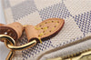 Authentic Louis Vuitton Damier Azur Neverfull Pouch Purse Clutch LV 6492F