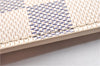 Authentic Louis Vuitton Damier Azur Neverfull Pouch Purse Clutch LV 6493F