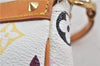 LOUIS VUITTON Monogram Multicolor Pochette Accessoires Pouch M92649 White 6494C