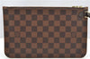 Authentic Louis Vuitton Damier Neverfull Pouch Purse Clutch Bag LV 6497F