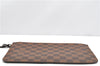 Authentic Louis Vuitton Damier Neverfull Pouch Purse Clutch Bag LV 6497F