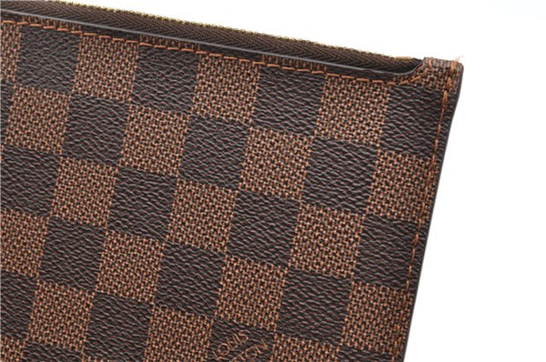 Authentic Louis Vuitton Damier Neverfull Pouch Purse Clutch Bag LV 6497F