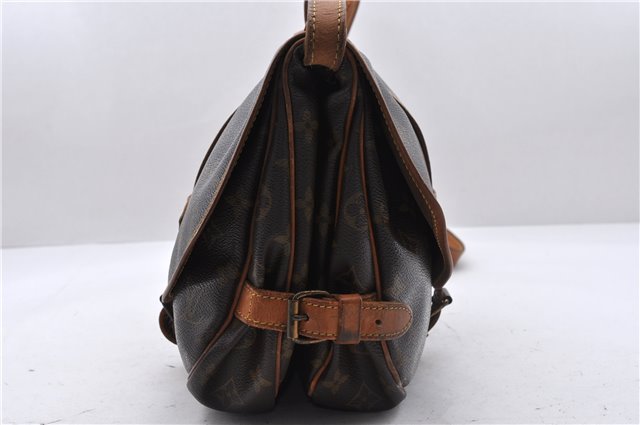 Auth Louis Vuitton Monogram Saumur 30 Shoulder Cross Body Bag M42256 LV 6498D