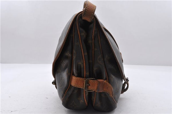 Auth Louis Vuitton Monogram Saumur 30 Shoulder Cross Body Bag M42256 LV 6498D