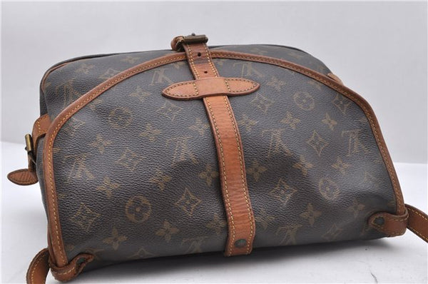 Auth Louis Vuitton Monogram Saumur 30 Shoulder Cross Body Bag M42256 LV 6498D