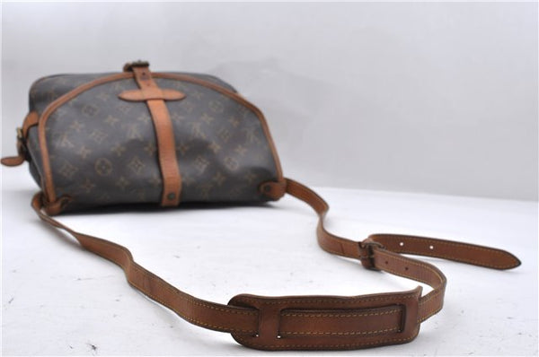 Auth Louis Vuitton Monogram Saumur 30 Shoulder Cross Body Bag M42256 LV 6498D