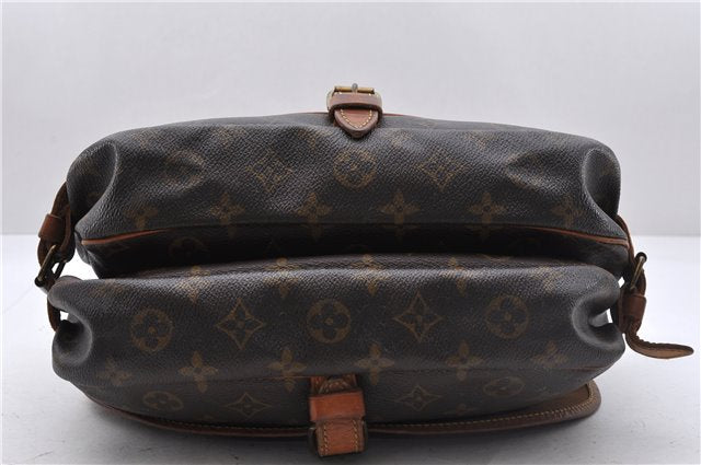 Auth Louis Vuitton Monogram Saumur 30 Shoulder Cross Body Bag M42256 LV 6498D