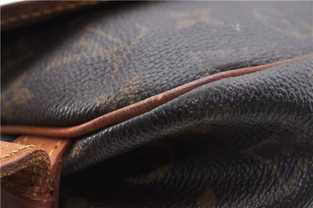 Auth Louis Vuitton Monogram Saumur 30 Shoulder Cross Body Bag M42256 LV 6498D