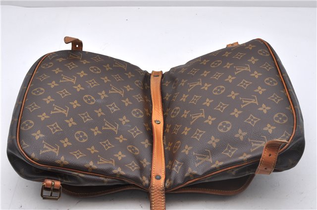 Auth Louis Vuitton Monogram Saumur 30 Shoulder Cross Body Bag M42256 LV 6498D