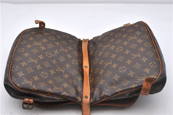 Auth Louis Vuitton Monogram Saumur 30 Shoulder Cross Body Bag M42256 LV 6498D