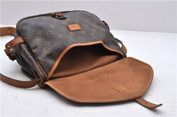 Auth Louis Vuitton Monogram Saumur 30 Shoulder Cross Body Bag M42256 LV 6498D