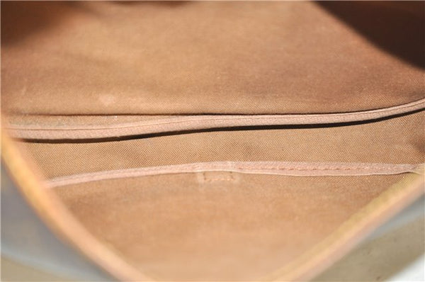 Auth Louis Vuitton Monogram Saumur 30 Shoulder Cross Body Bag M42256 LV 6498D