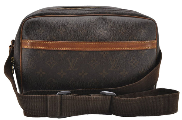 Auth Louis Vuitton Monogram Reporter PM Shoulder Cross Body Bag M45254 LV 6499D