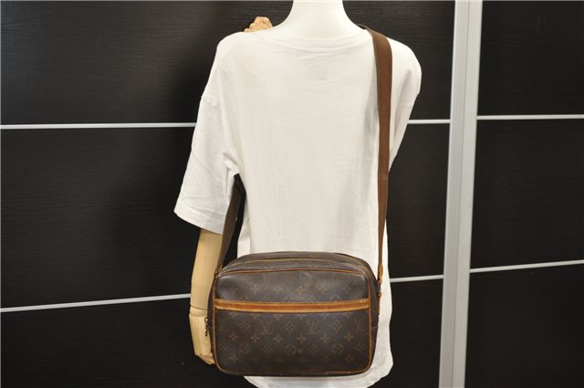 Auth Louis Vuitton Monogram Reporter PM Shoulder Cross Body Bag M45254 LV 6499D