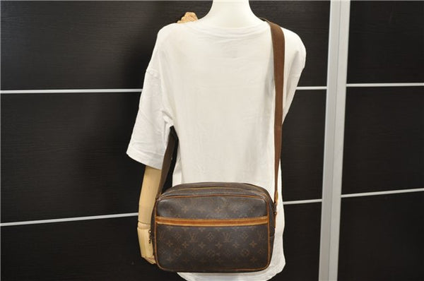 Auth Louis Vuitton Monogram Reporter PM Shoulder Cross Body Bag M45254 LV 6499D
