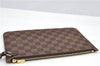 Authentic Louis Vuitton Damier Neverfull Pouch Purse Clutch Bag LV 6499F
