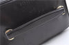 Authentic GUCCI Bamboo Vanity Hand Bag Cosmetic Purse Leather Brown 6500B