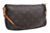 Authentic Louis Vuitton Monogram Pochette Accessoires Pouch M51980 LV 6500D