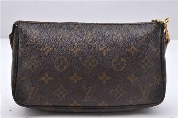 Authentic Louis Vuitton Monogram Pochette Accessoires Pouch M51980 LV 6500D