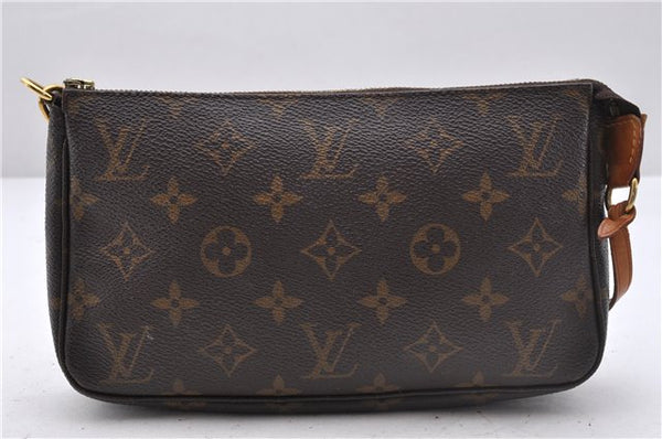 Authentic Louis Vuitton Monogram Pochette Accessoires Pouch M51980 LV 6500D