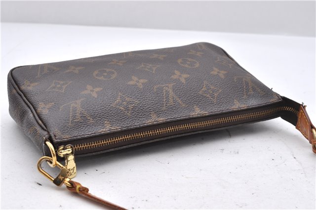 Authentic Louis Vuitton Monogram Pochette Accessoires Pouch M51980 LV 6500D