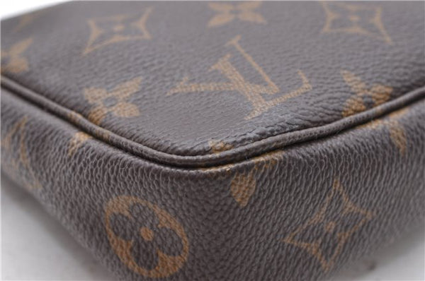 Authentic Louis Vuitton Monogram Pochette Accessoires Pouch M51980 LV 6500D