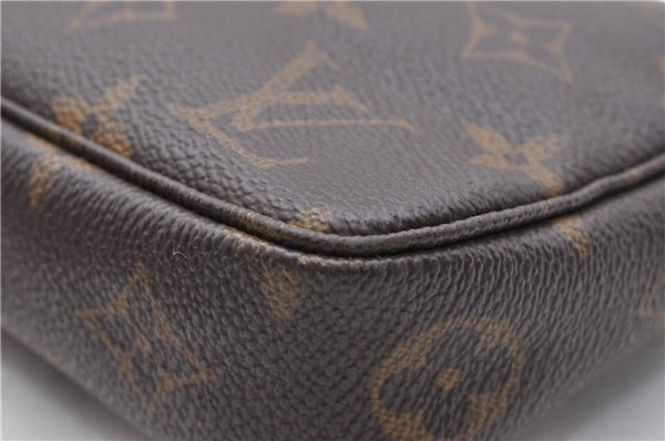 Authentic Louis Vuitton Monogram Pochette Accessoires Pouch M51980 LV 6500D