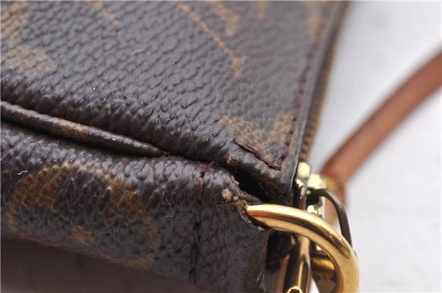 Authentic Louis Vuitton Monogram Pochette Accessoires Pouch M51980 LV 6500D