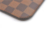 Auth Louis Vuitton Damier Neverfull Pouch Purse Clutch Rose Ballerine Pink 6500F