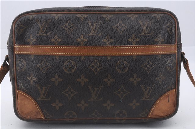 Auth Louis Vuitton Monogram Trocadero 27 Shoulder Cross Body Bag M51274 LV 6503D