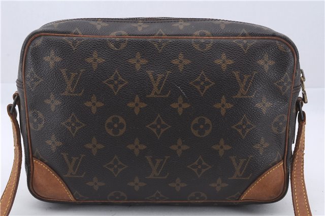 Auth Louis Vuitton Monogram Trocadero 27 Shoulder Cross Body Bag M51274 LV 6503D